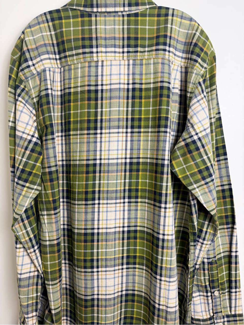 Carhartt Rugged Flex Plaid Shirt Men XL Tall Relaxed Fit Green Flannel - Picture 12 of 16
